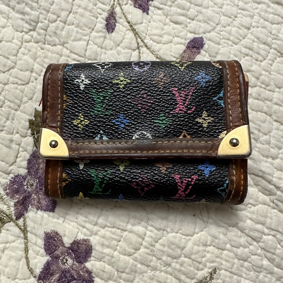 Louis Vuitton Takeshi Murakami Small Wallet Multicolour Multicolor - Picture 1 of 6
